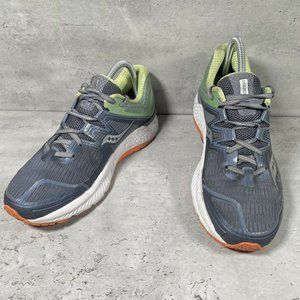 SAUCONY Womens EVERRUN GUIDE ISO Green RUNNING SHOES Size  10/ S10415-3